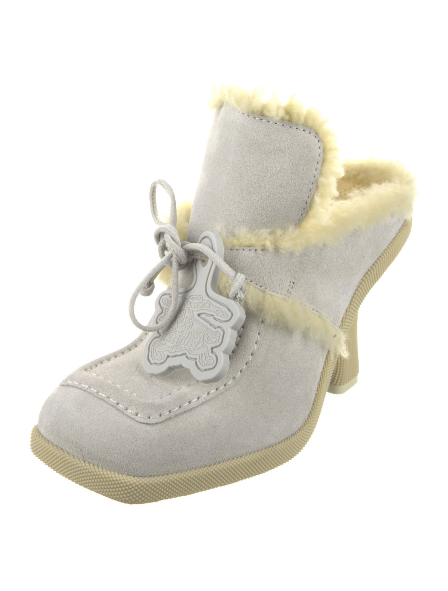 Burberry Suede Mules